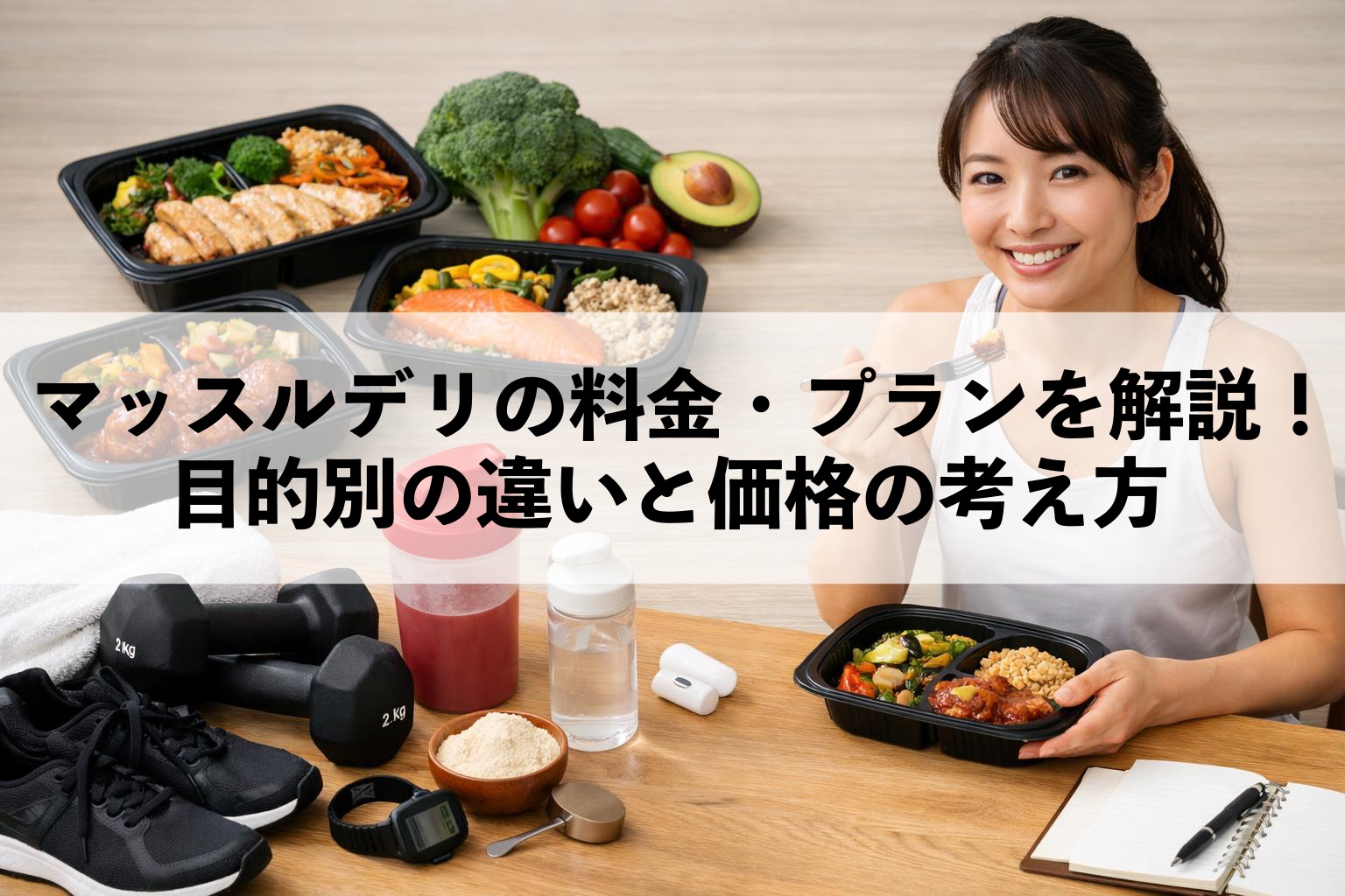 マッスルデリの料金・プランを解説｜目的別の違いと価格の考え方